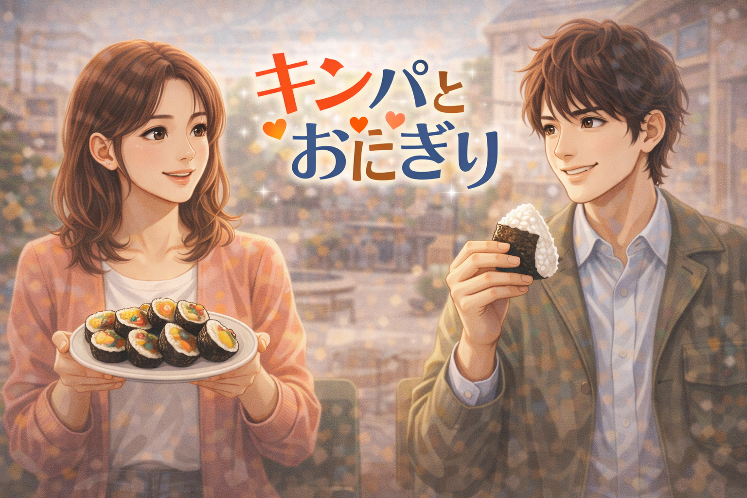 キンパとおにぎり