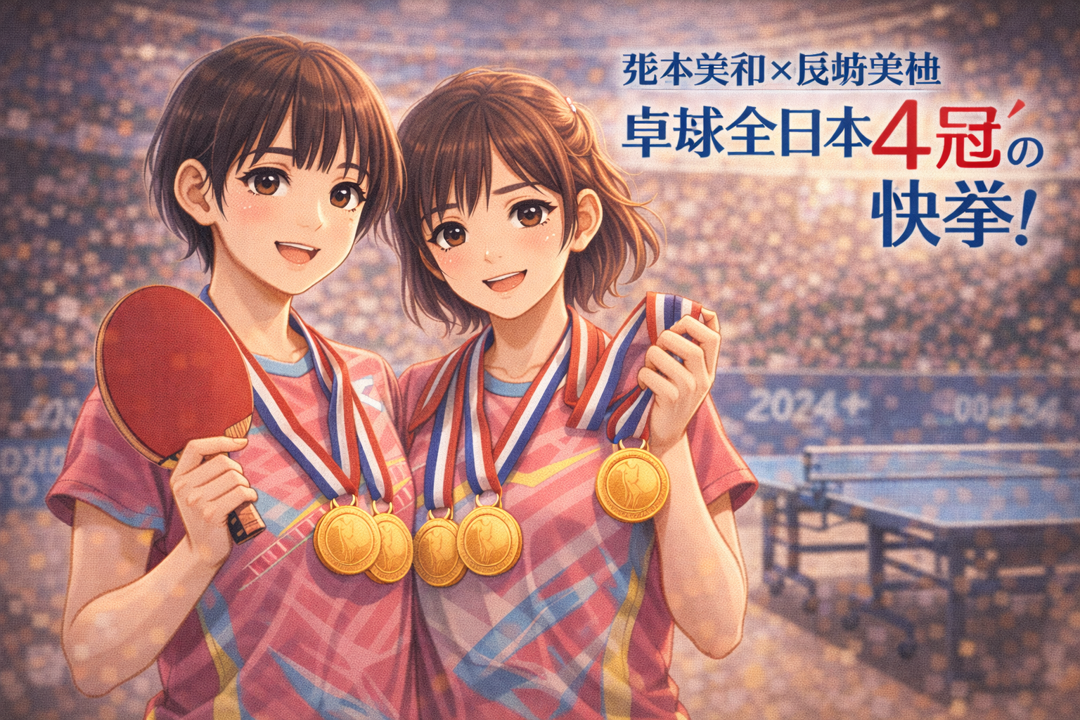 張本美和×長崎美柚