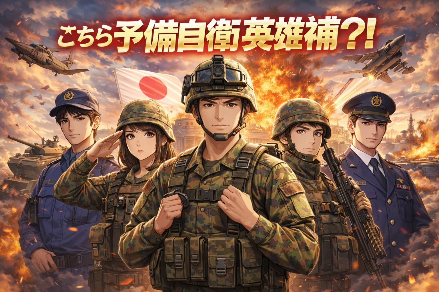 こちら予備自衛英雄補?!